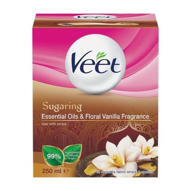 Veet Sugaring Essential Oil & Floral Vanilla 250 ml - 1