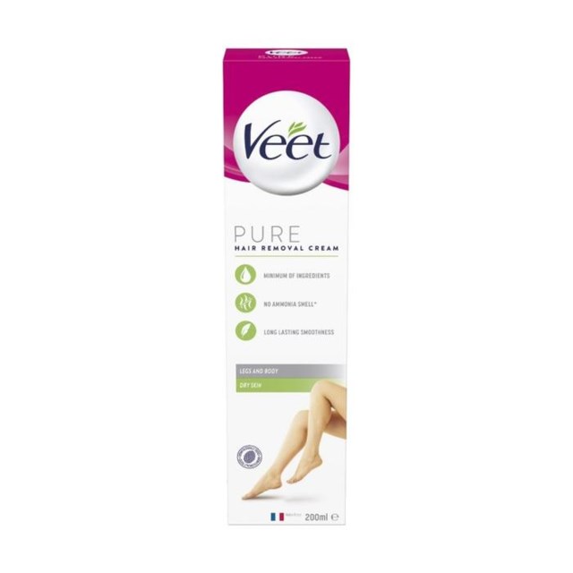 Veet Pure Hair Removal Cream Dry Skin 200 ml - 1