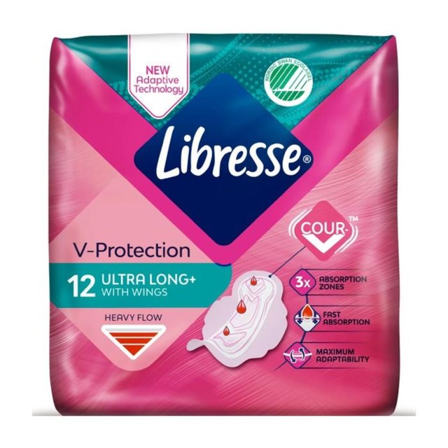 Libresse Ultra Thin Long Wing 12 st - 1