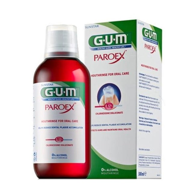 GUM Paroex munskölj  0,12 %, 300 ml - 1