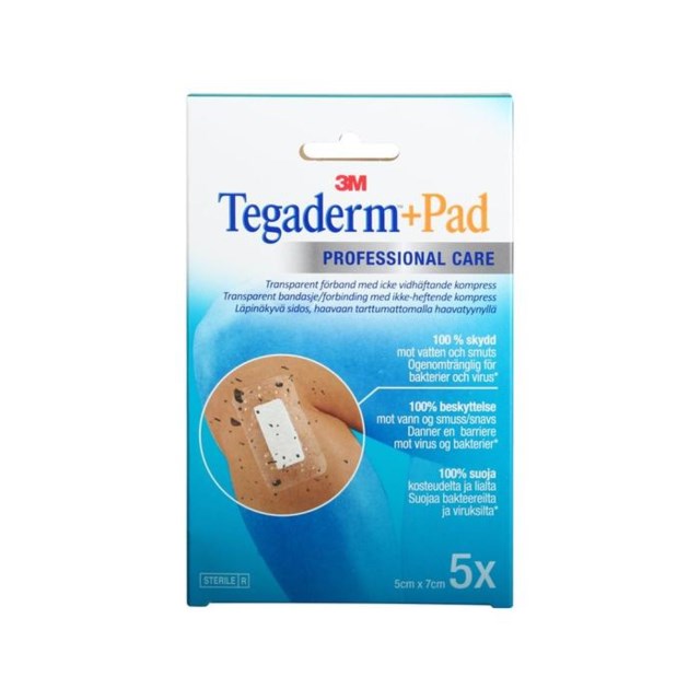 Tegaderm + Pad 5 x 7 cm 5 st - 1