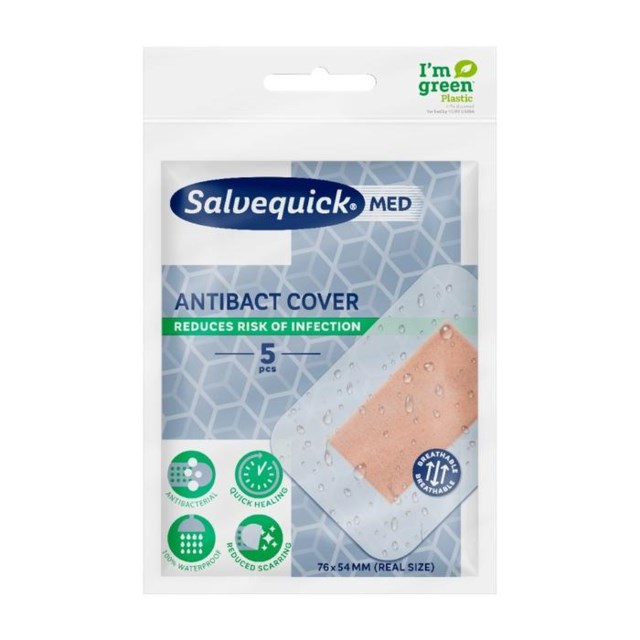 SalvequickMED Maxi Cover Antibact 5 st - 1
