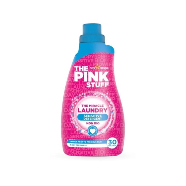 The Pink Stuff The Miracle Laundry Sensitive Non Bio Liquid, 960ml - 1