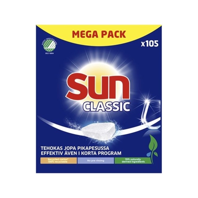 Sun Classic Disktabletter - 105 Pack - 1